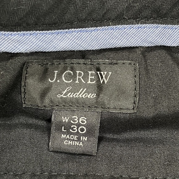 J Crew Ludlow Fine Wale Corduroy Dress Pants Mens 36x30 Slim Fit Stretch Cotton - Picture 7 of 10